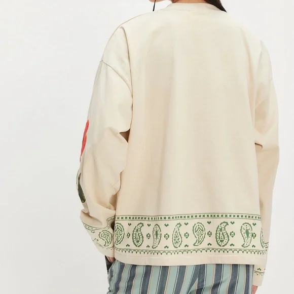 Free People FOUND Folklore Embroidered Long Sleeve Top - Picture 2 of 6